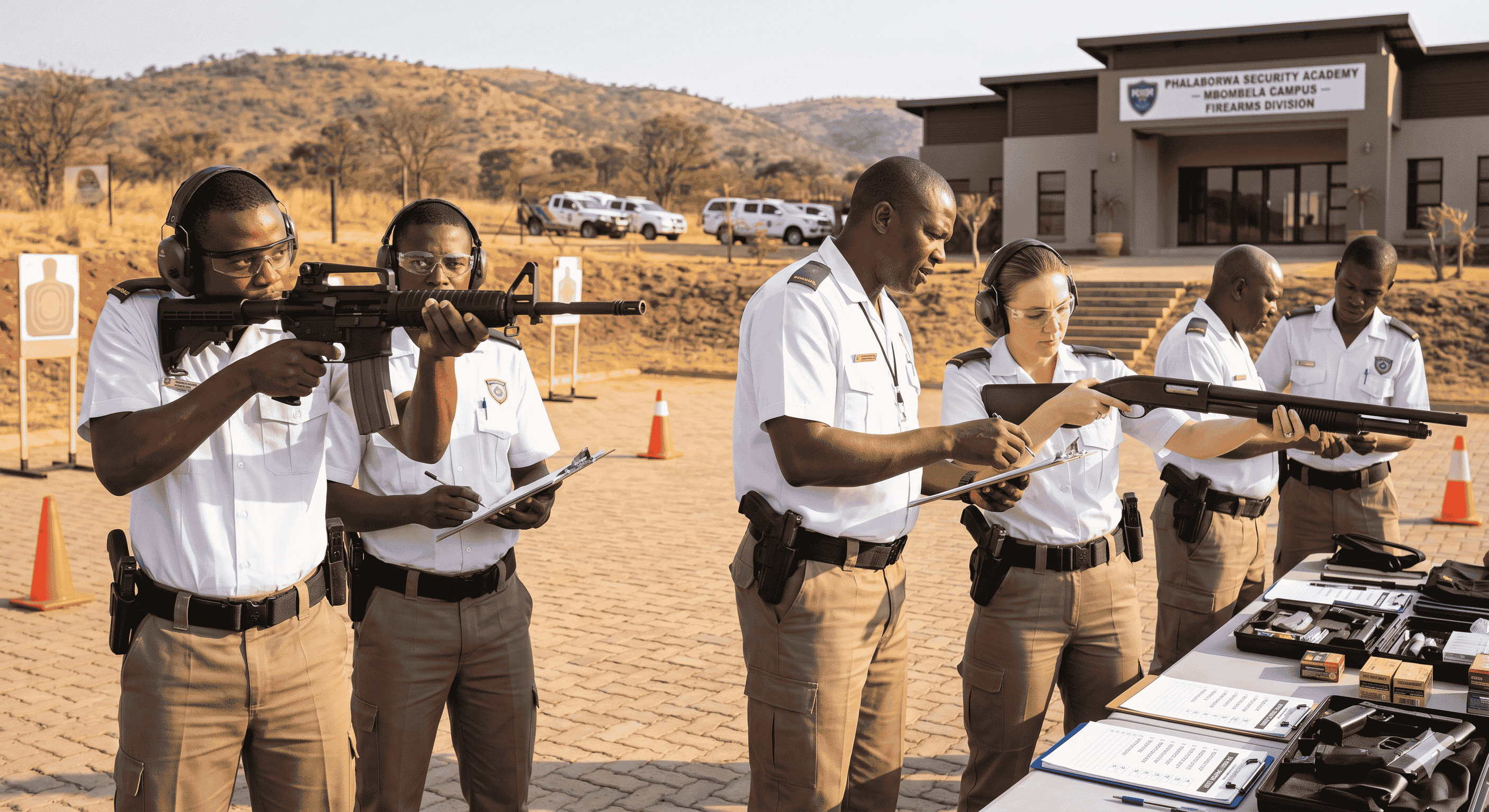 Handle & use a handgun & shotgun & self-loading rifle business purposes
