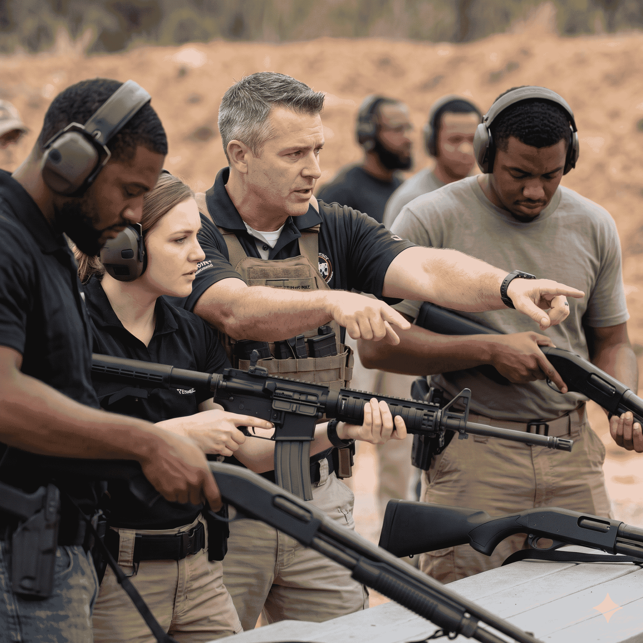 Handle & use a handgun & self-loading rifle business purposes