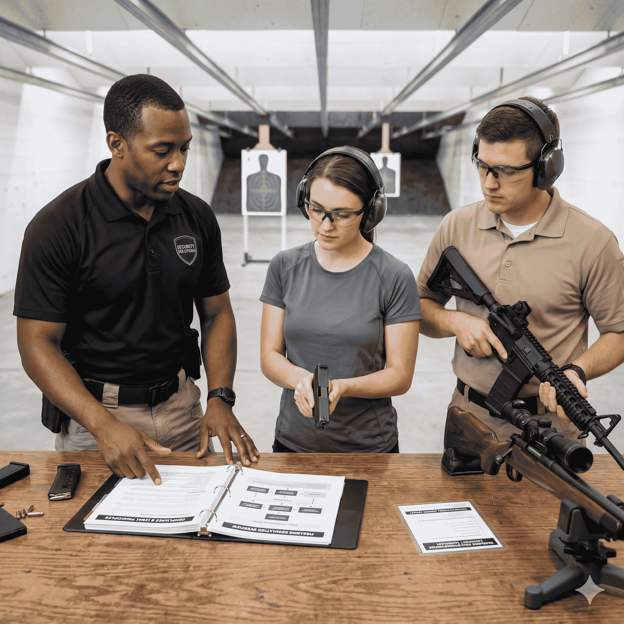 Handle & use a handgun & self-loading rifle & manually operated rifle + Legal basic + business purposes