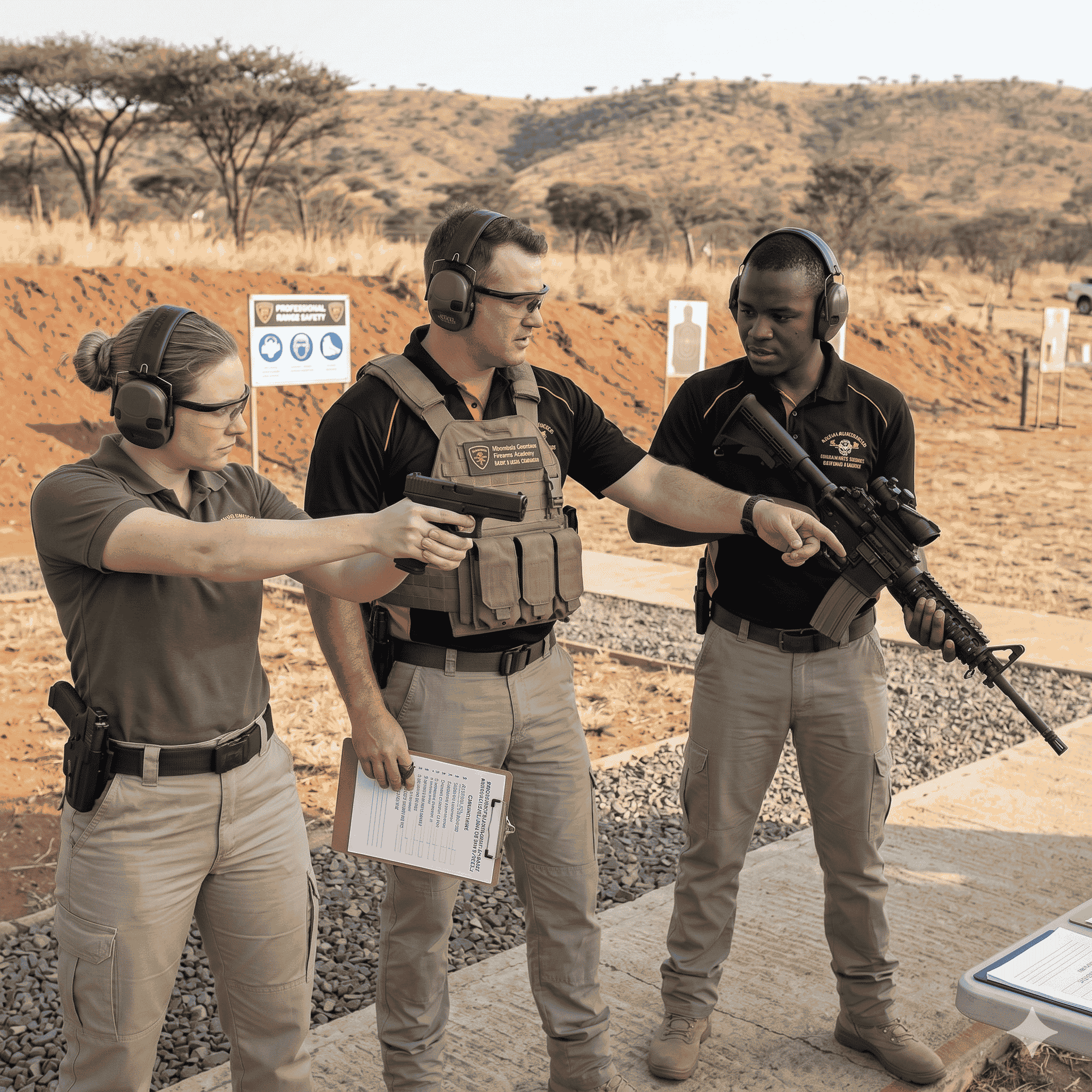 Handle & use a handgun & self-loading rifle basic + Legal