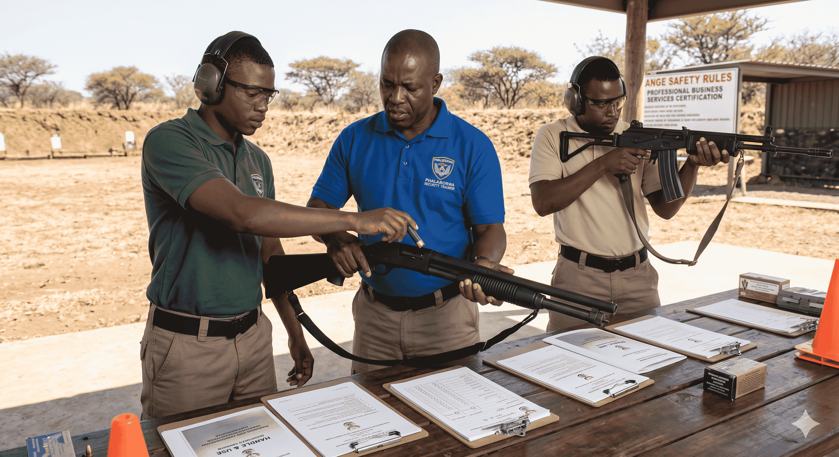 Handle & use a shotgun & self-loading rifle business purposes