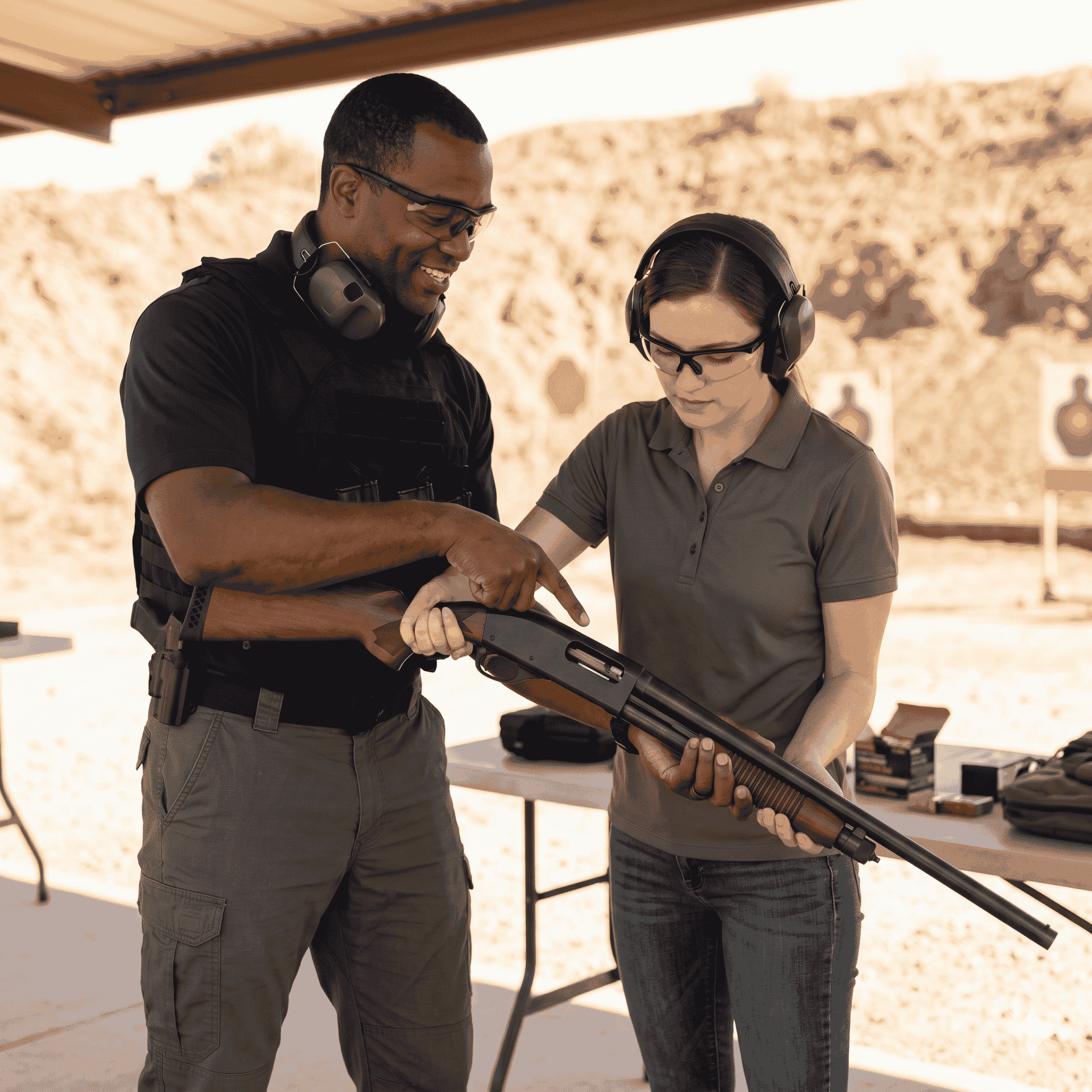 Handle & use a shotgun + Legal basic + business purposes