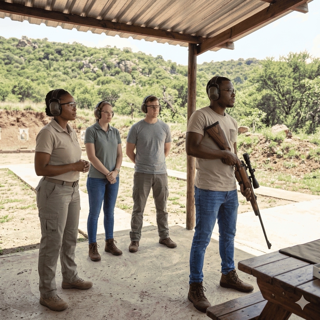 Handle & use a manually operated rifle + Legal basic + business purposes