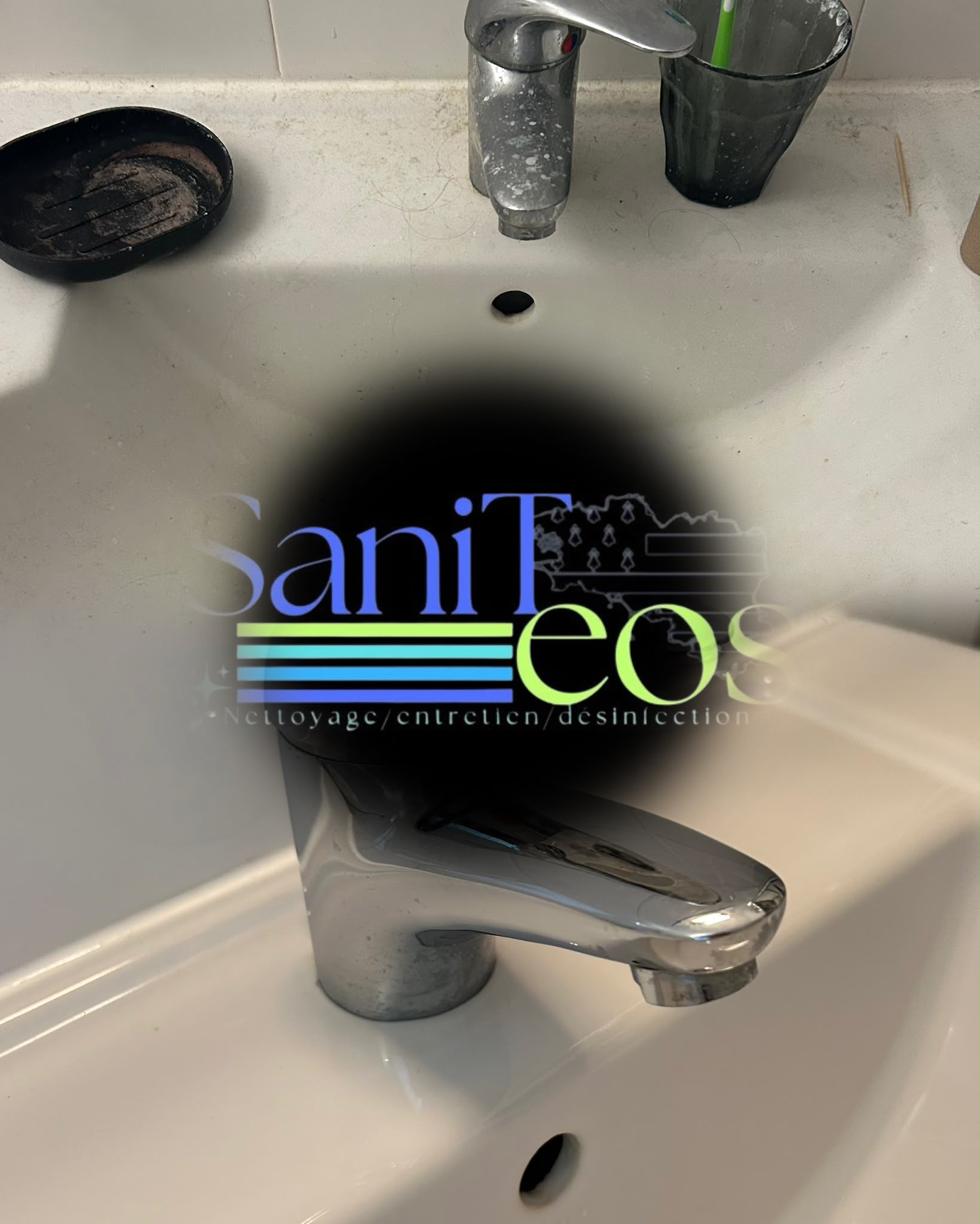 désinfection lavabo robinet avant intervention Vannes