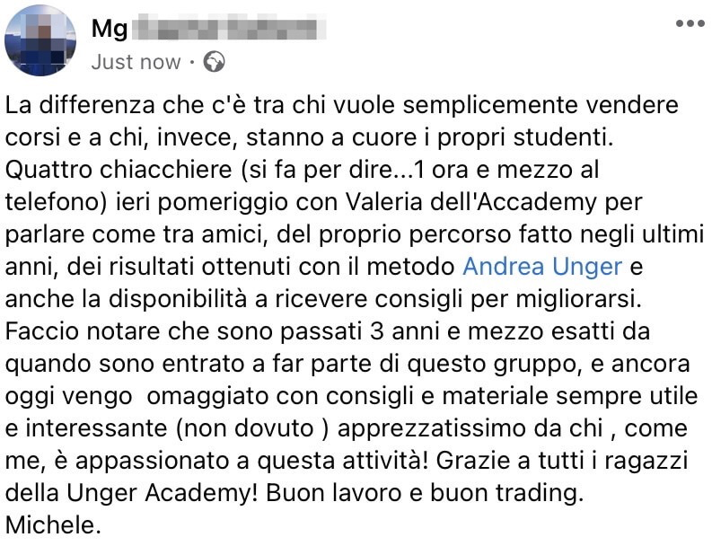 Recensione Unger Academy