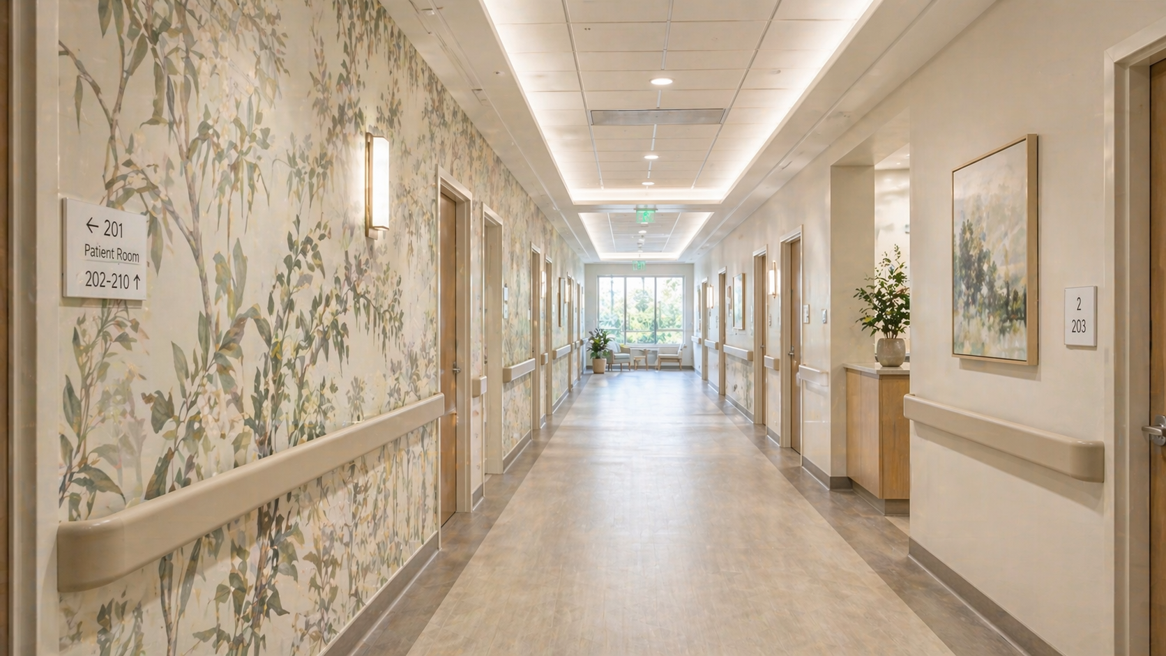 Soothing Hospitals - healthcare wall systems