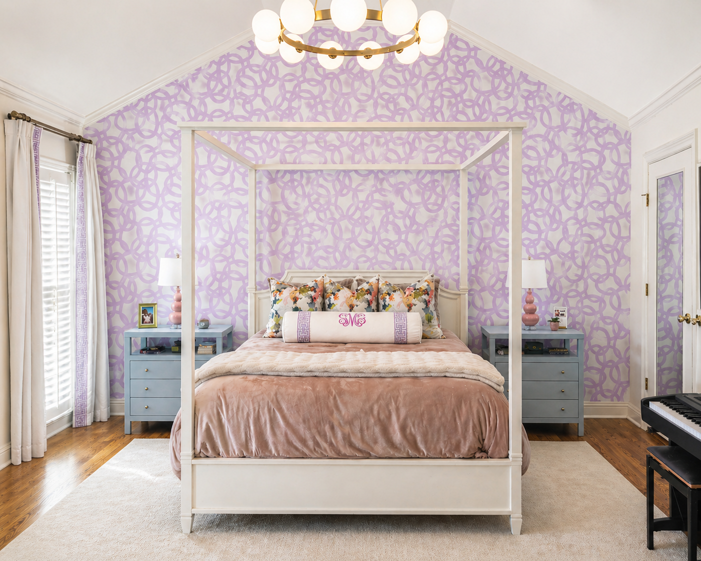 Wallpaper installation by Walls by Ashley