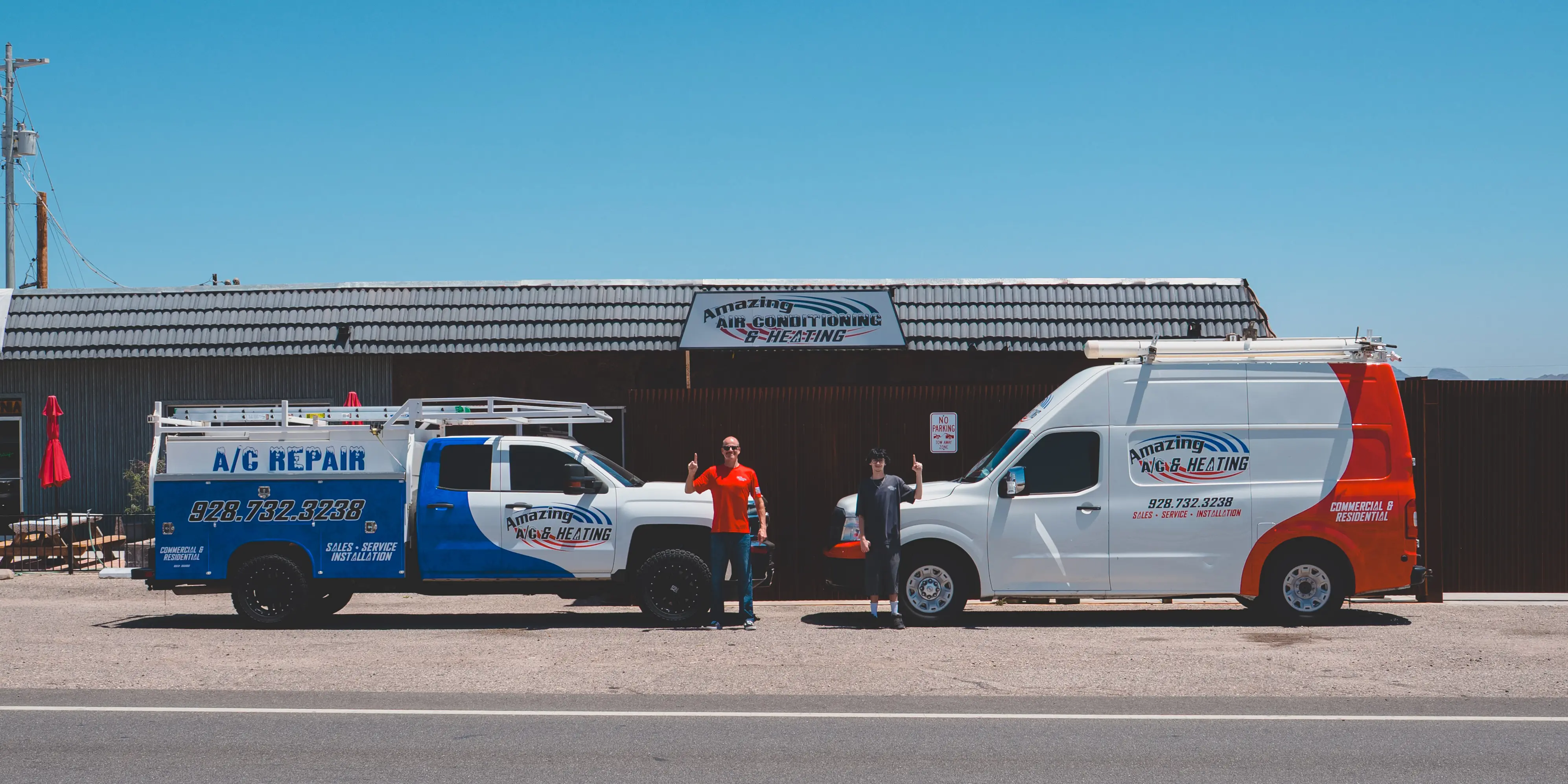 Thermostat installation service Parker AZ Amazing Air Conditioning Heating