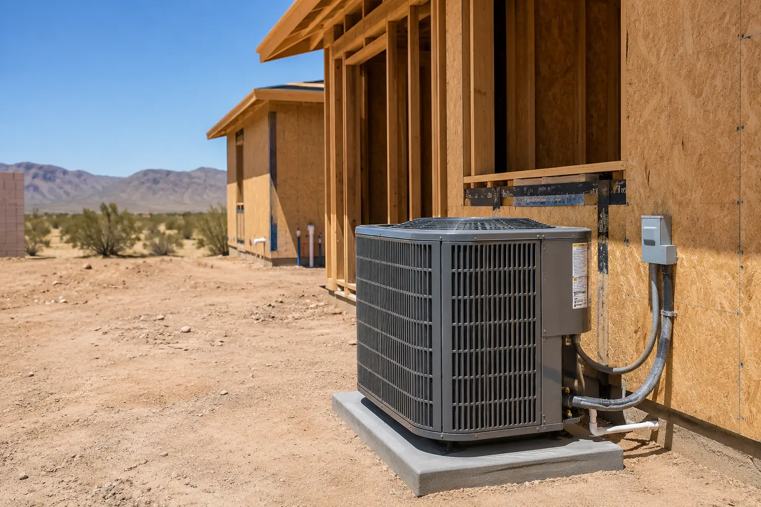New Construction HVAC in Parker AZ