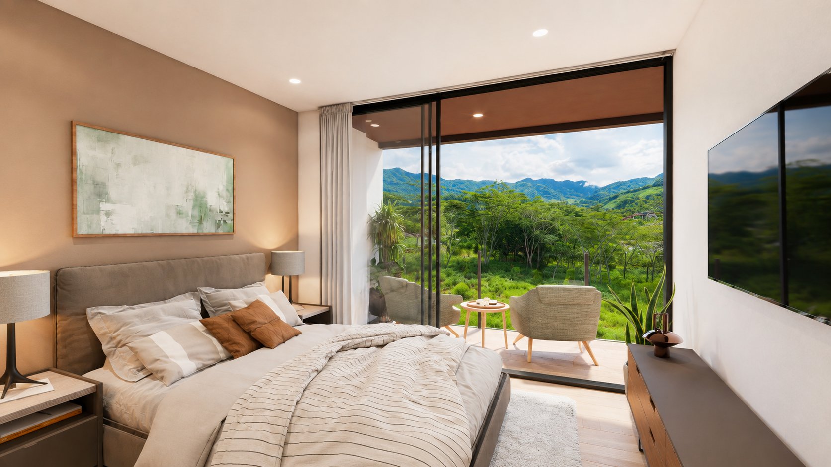 Recámara de apartamento en Boquete Town Center