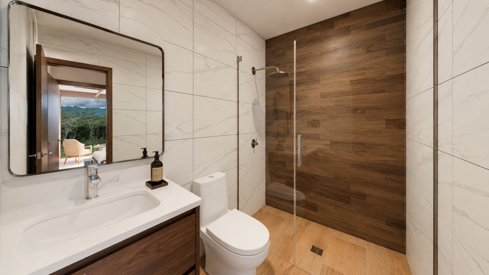 Baño de apartamento en Boquete Town Center