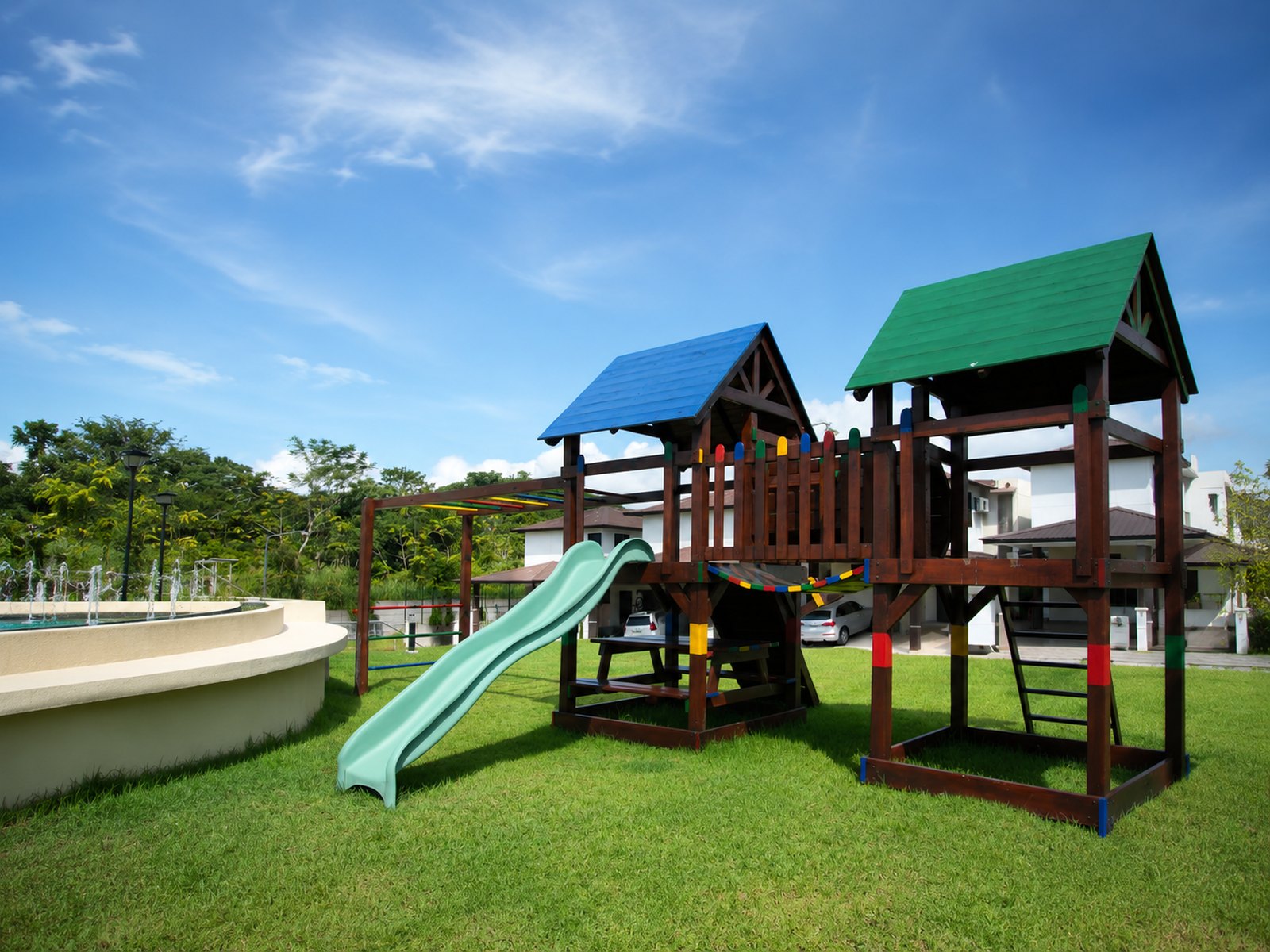 Playground infantil de las áreas sociales de Riverview