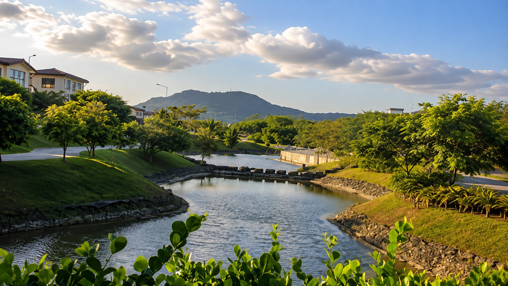 Comunidad residencial de Panamá Pacífico rodeada de naturaleza