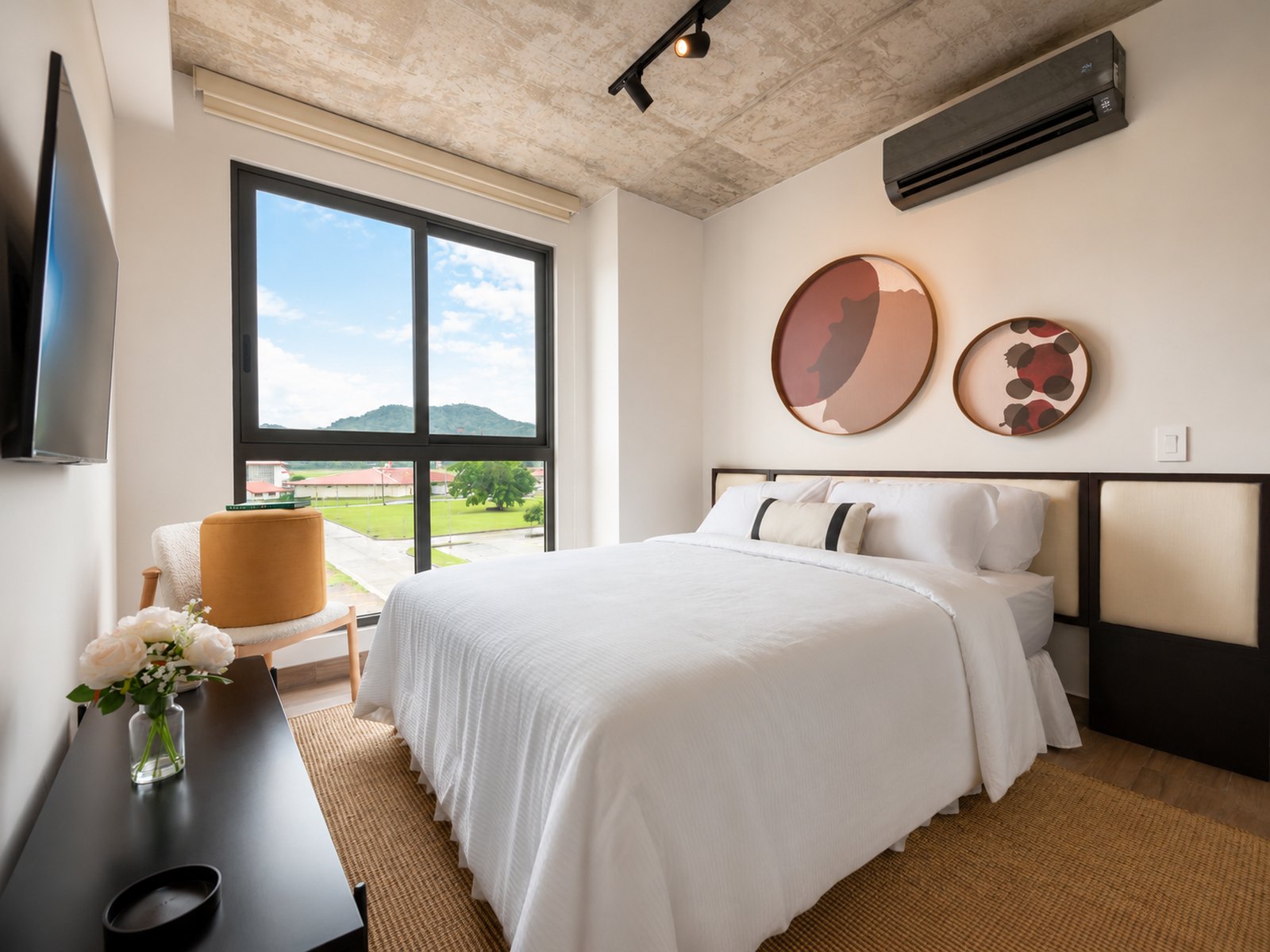 Recámara principal del apartamento modelo Cëntriqo