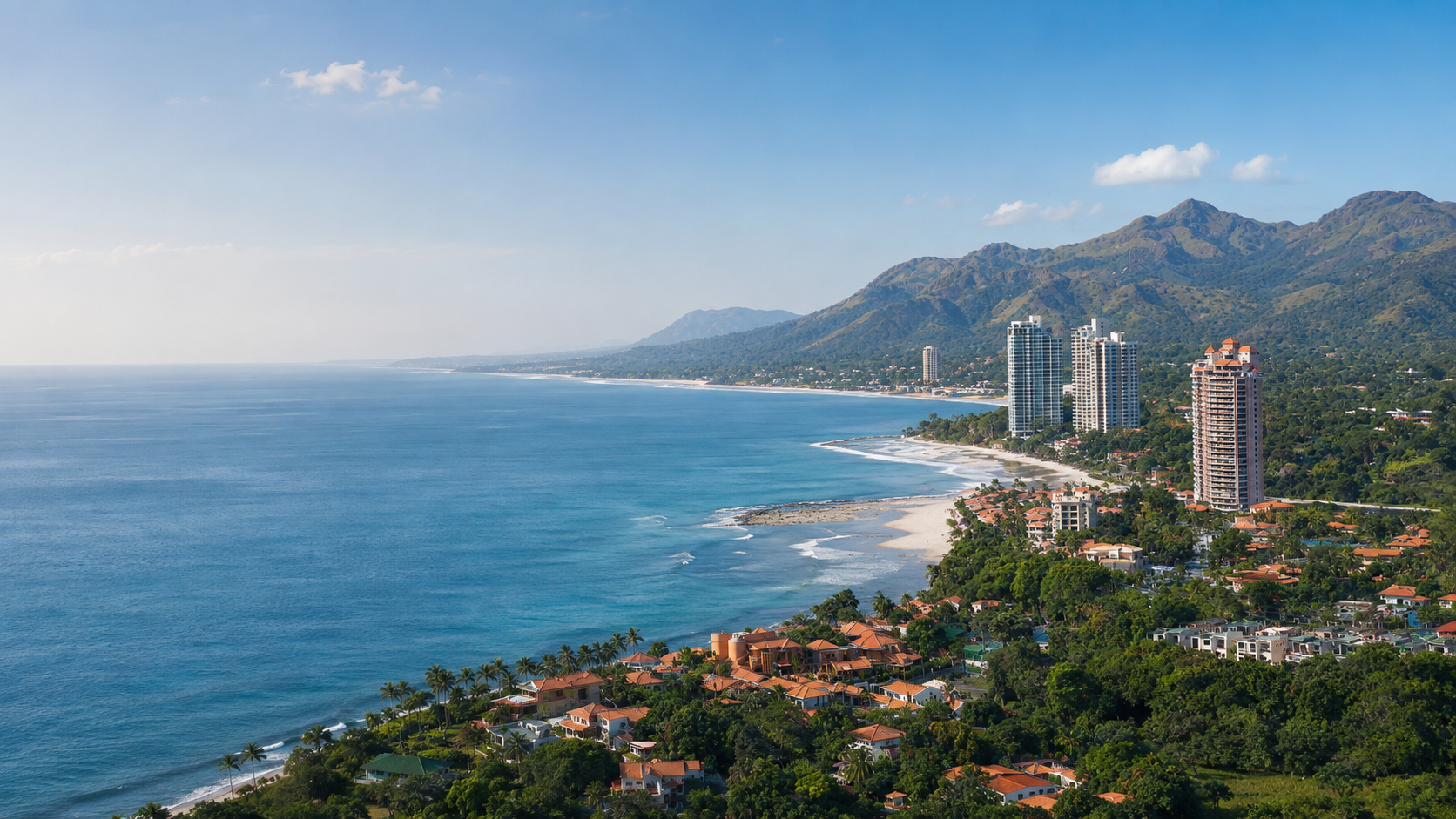 Costa y desarrollo residencial en Panamá