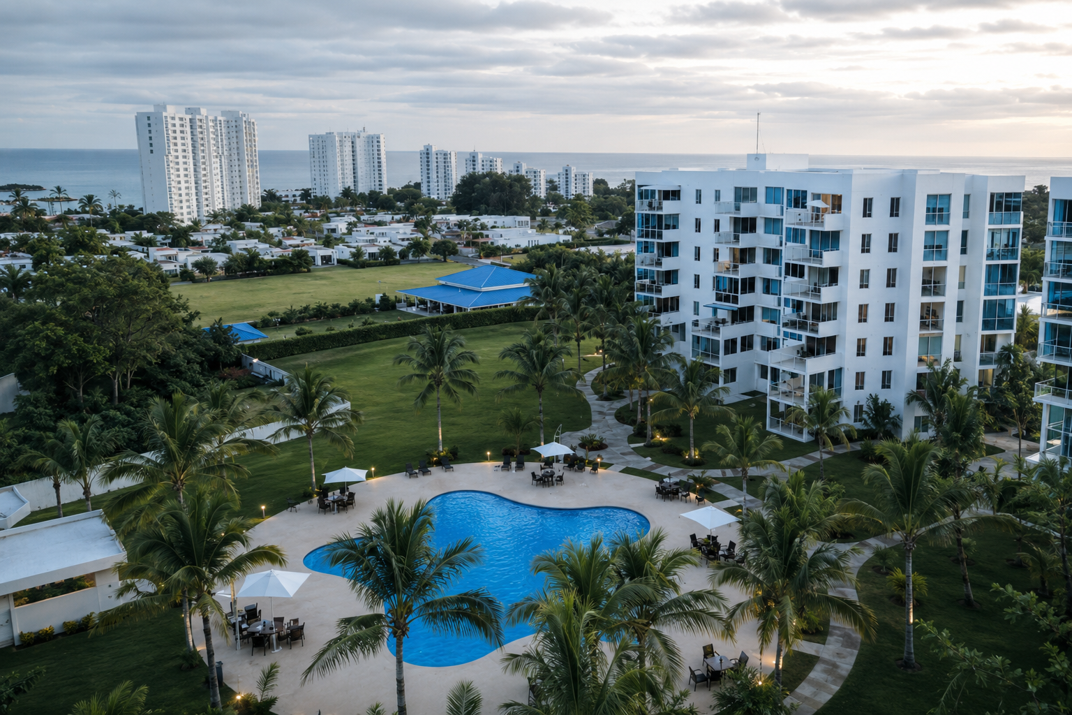 Arquitectura exterior de Coral Park