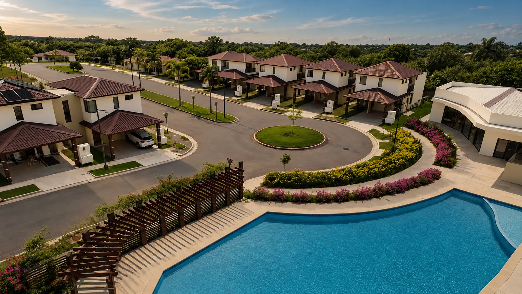 Entorno residencial contemporáneo, verde y conectado en Panamá