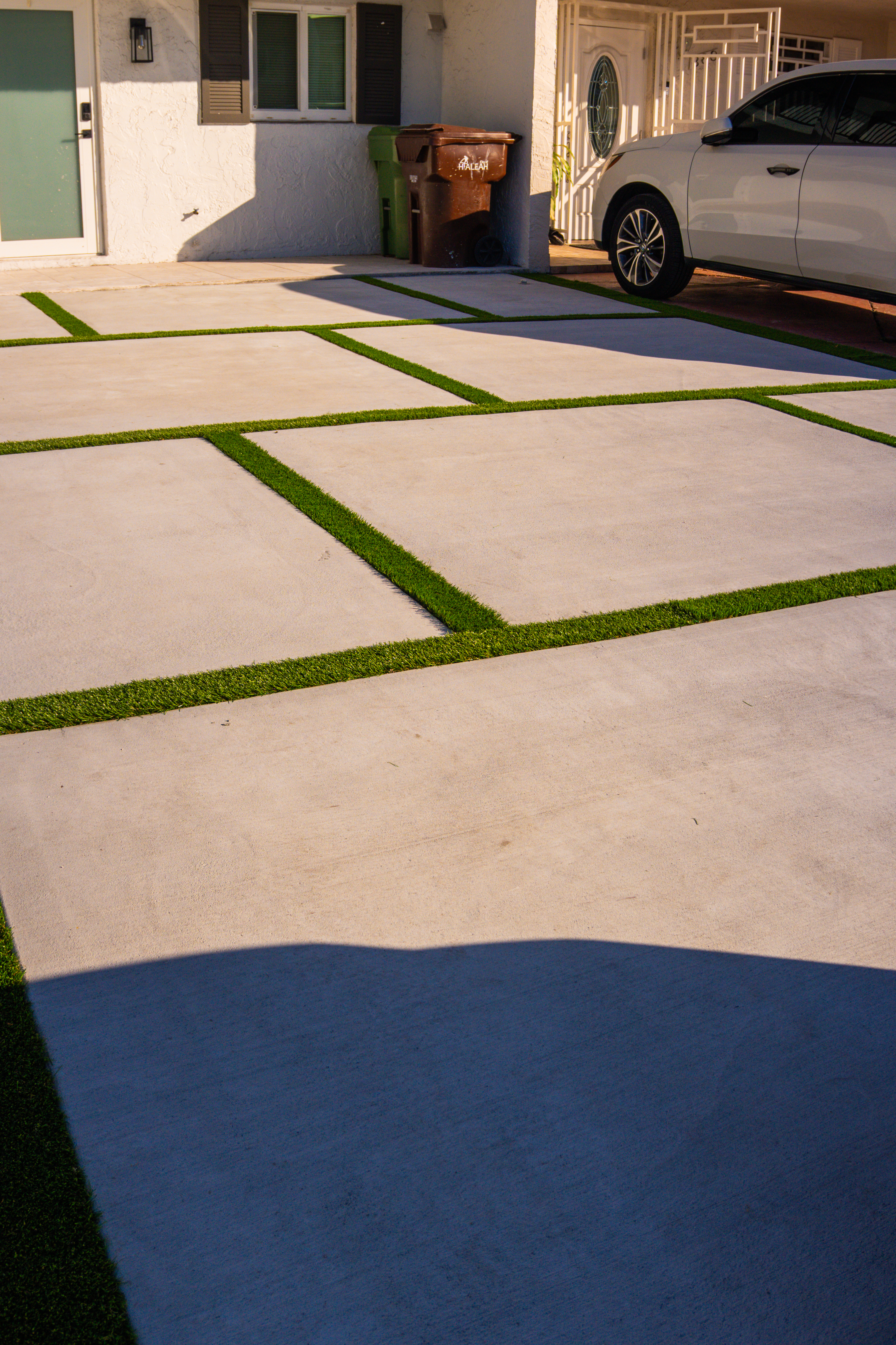 concrete driveway