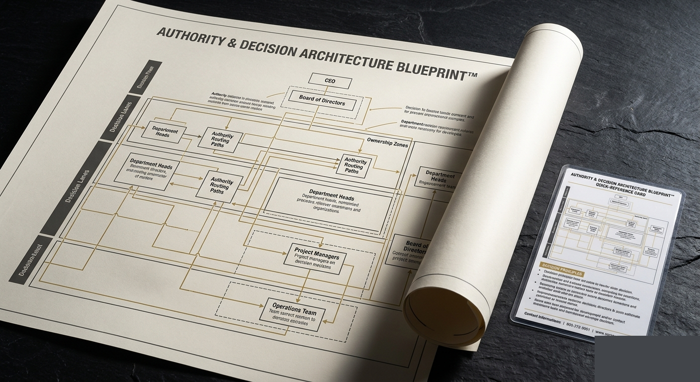 Authority & Decision Architecture Blueprint