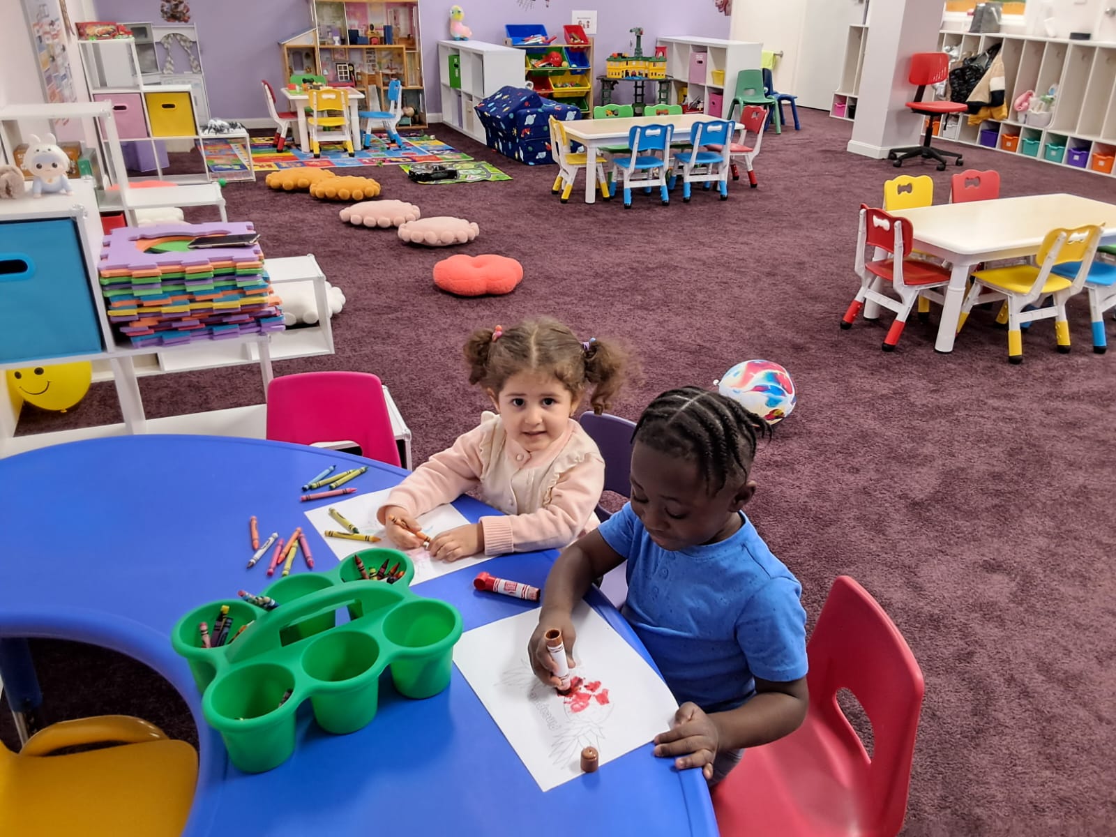 Toddlers playing together