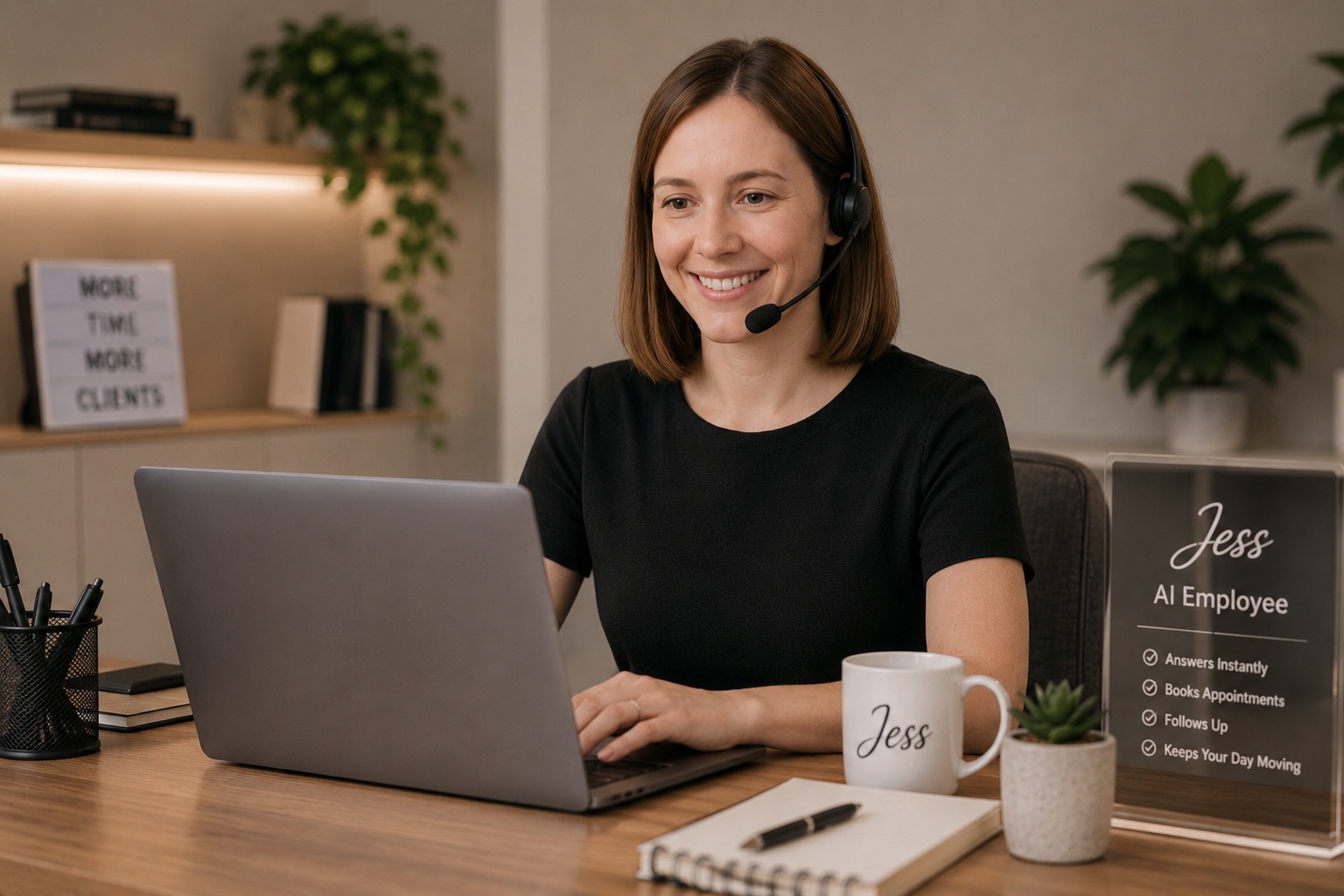 AI appointment assistant helping small businesses manage bookings and customer communication