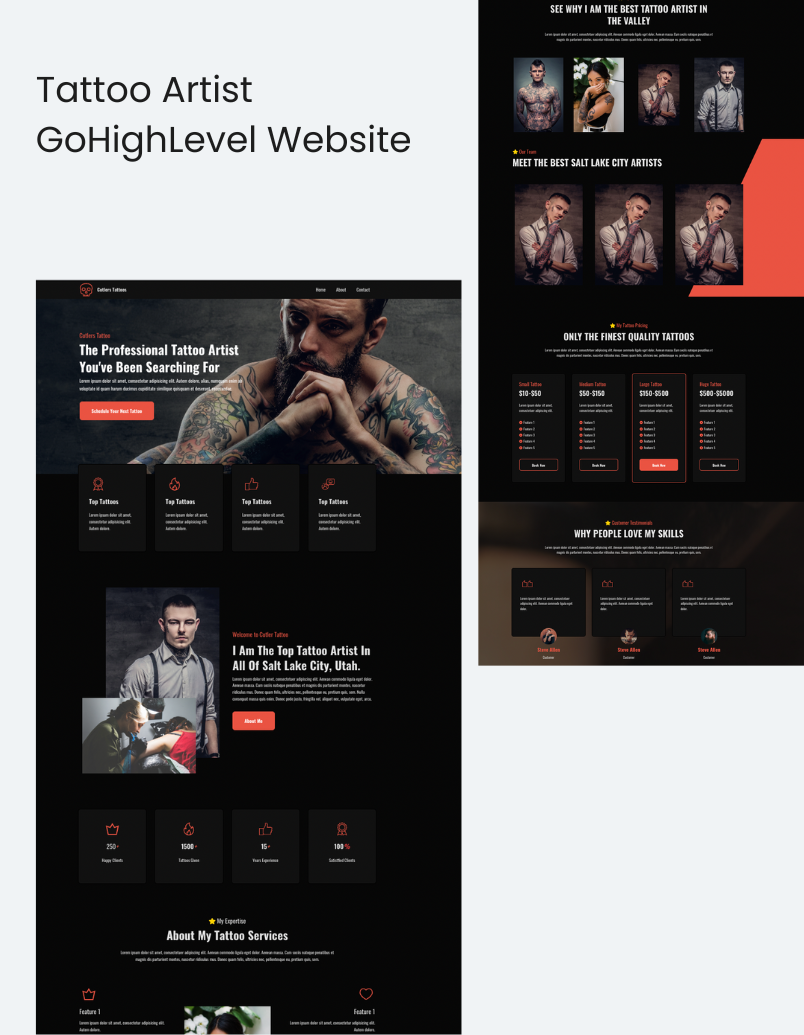 EasytoUse Website Templates for Your GoHighLevel Business