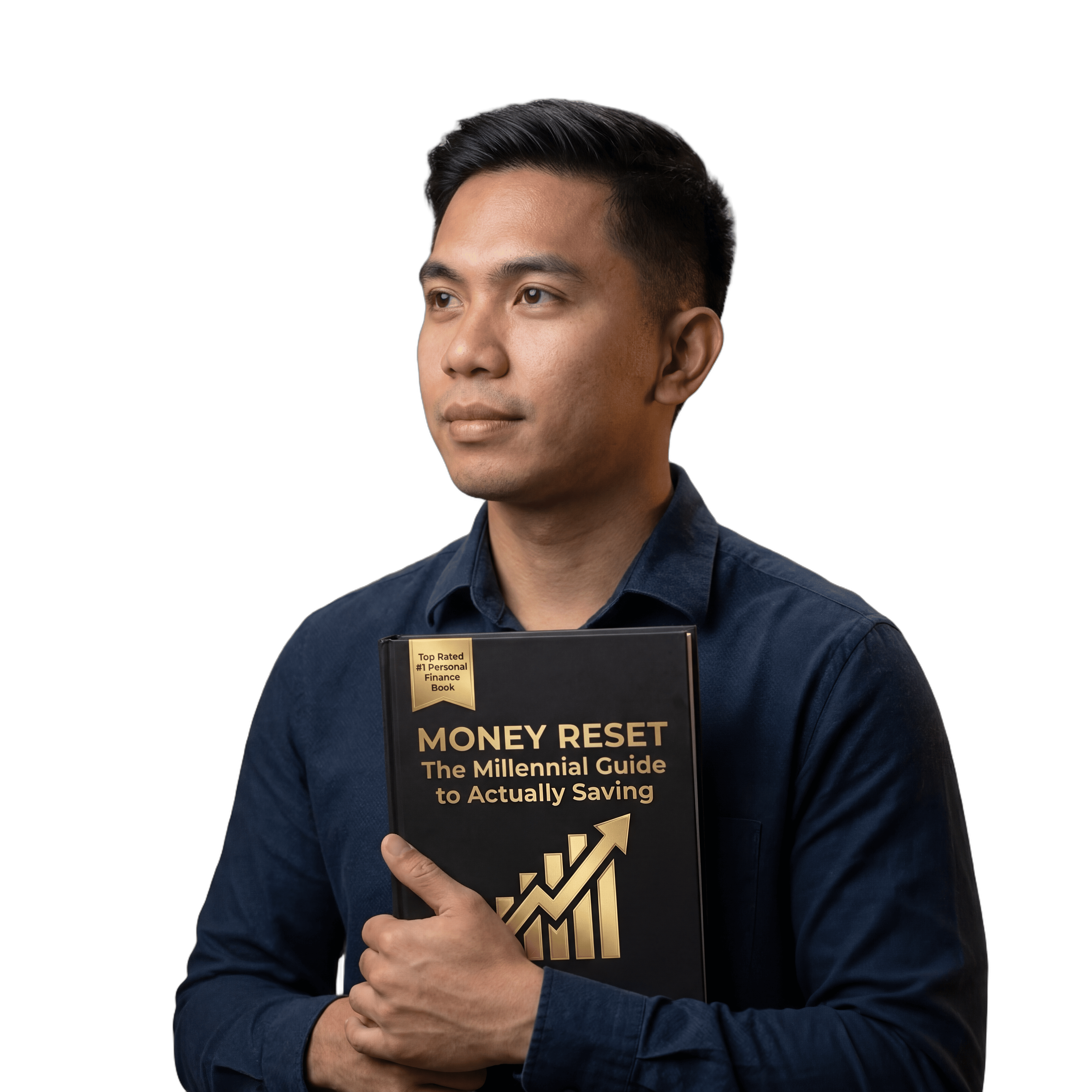 Man holding Money Reset