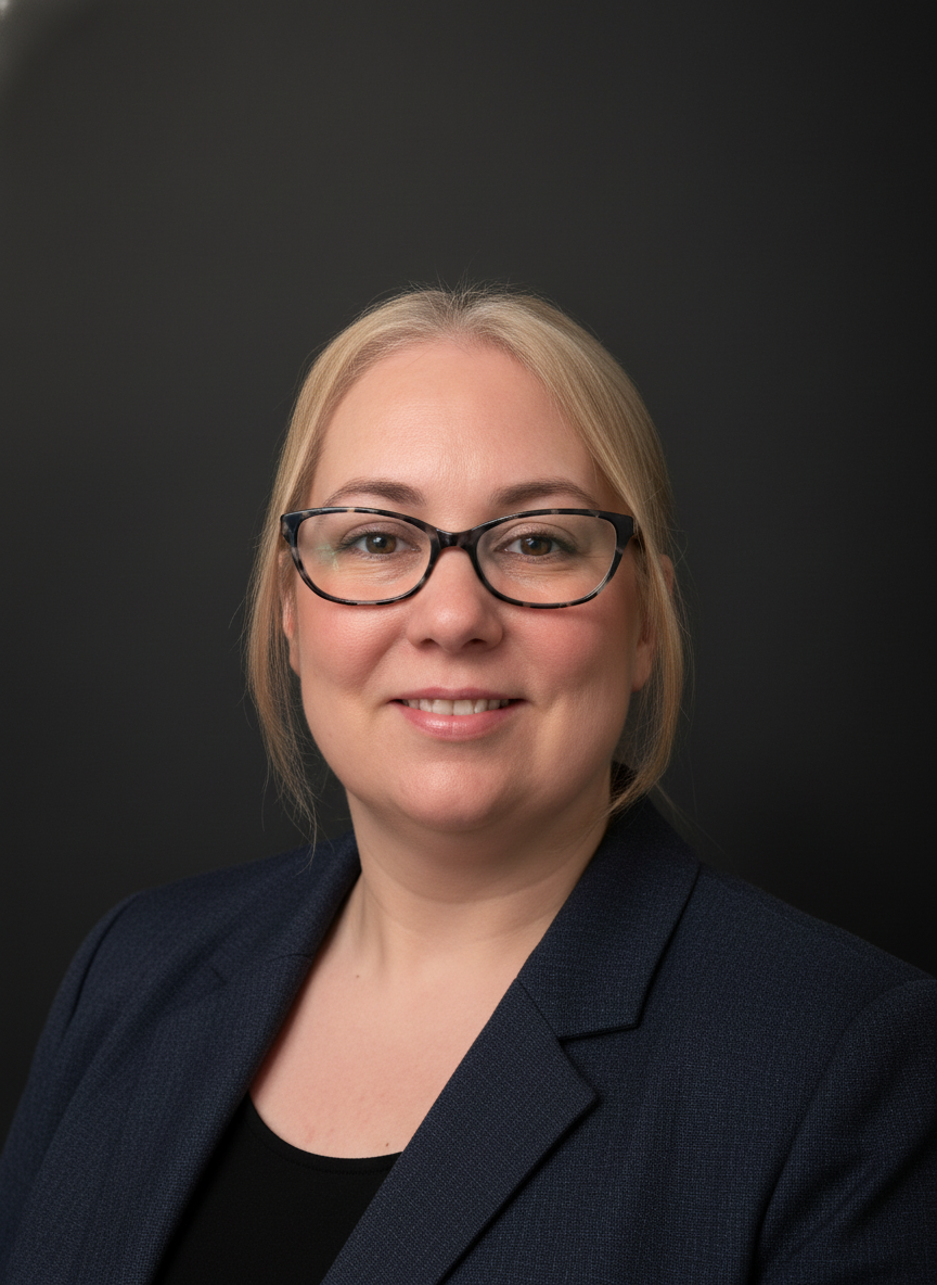 Portrait of Hayley, founder of The Efficient Penguin Co.