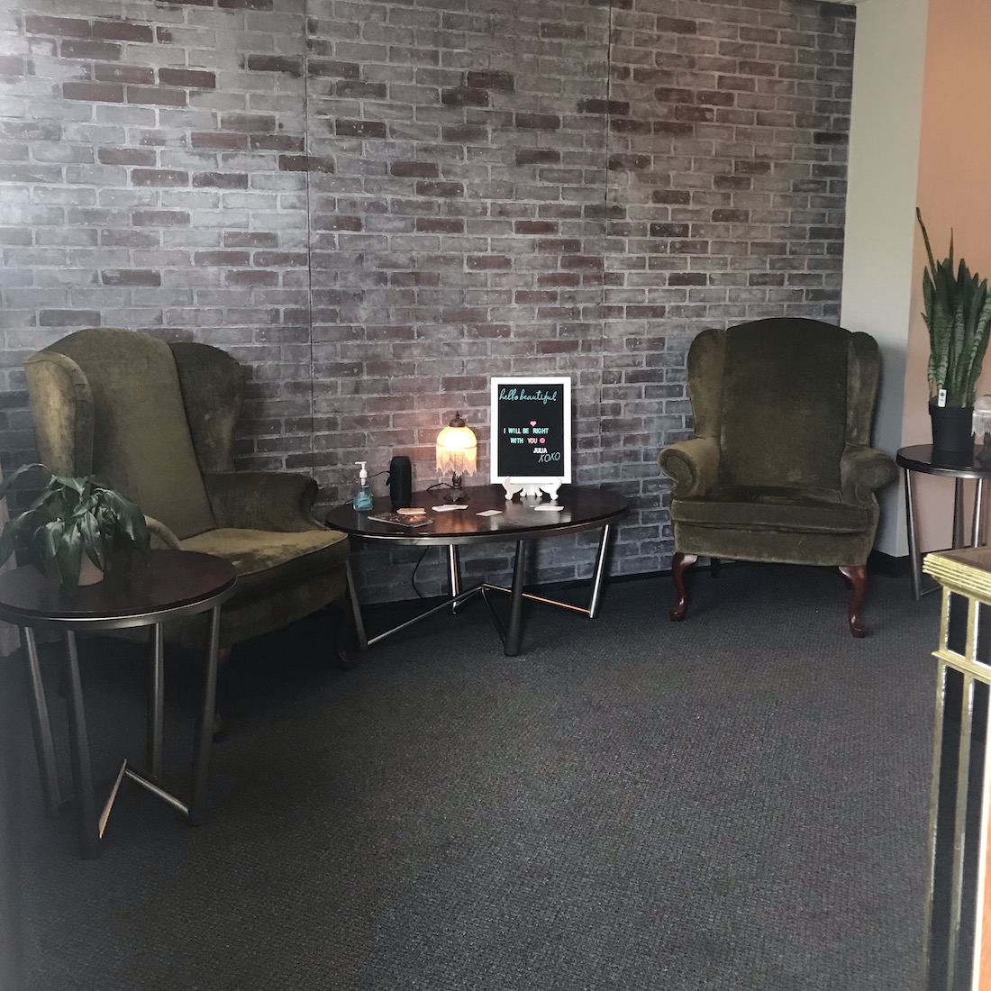 Prime Microblading & Beauty Lounge Area
