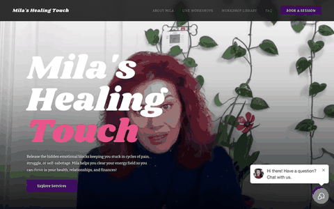 Mila's Healing Touch website