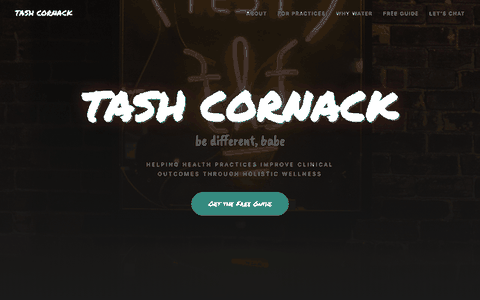 Tash Cornack website