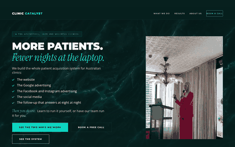 Clinic Catalyst website