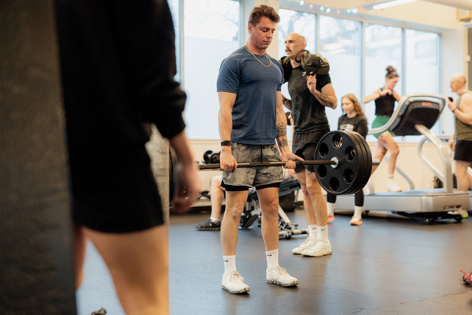 Strength coaching session