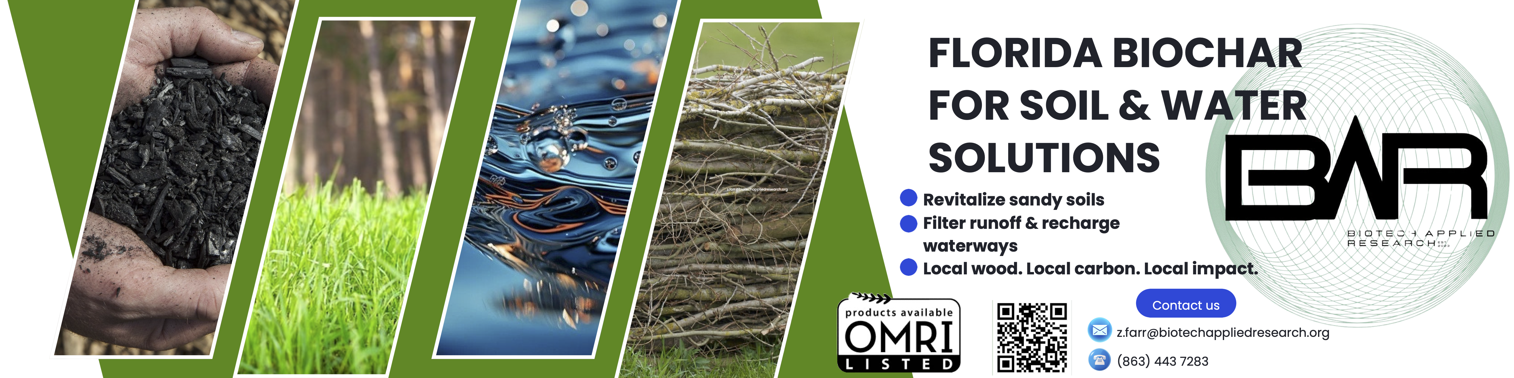 Florida Biochar for Soil and Water Solutions