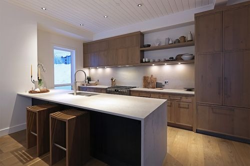 Warm Oak Alpine Cabin
