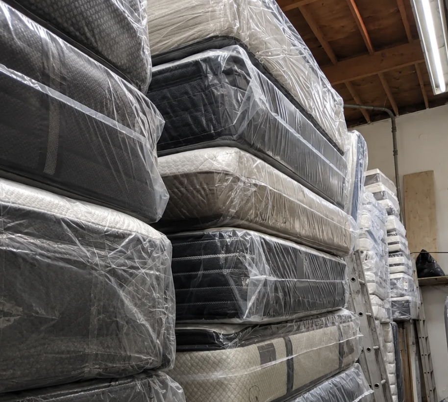 Wrapped mattress inventory