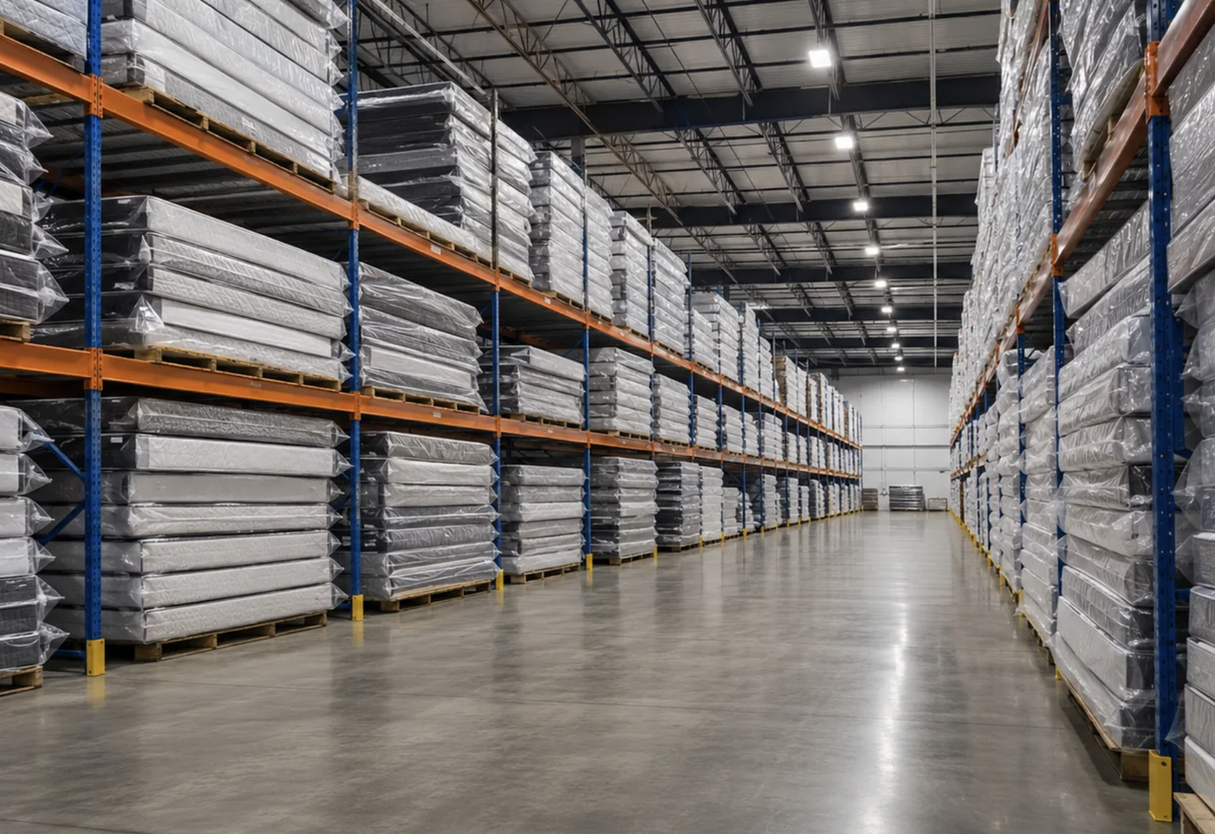 Mattress warehouse and wholesale inventory