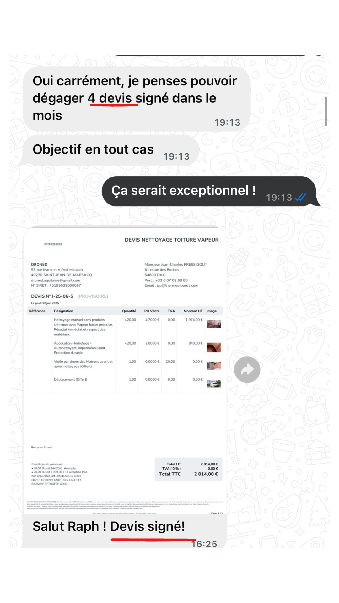 Retour d'un élève Flëy Academy