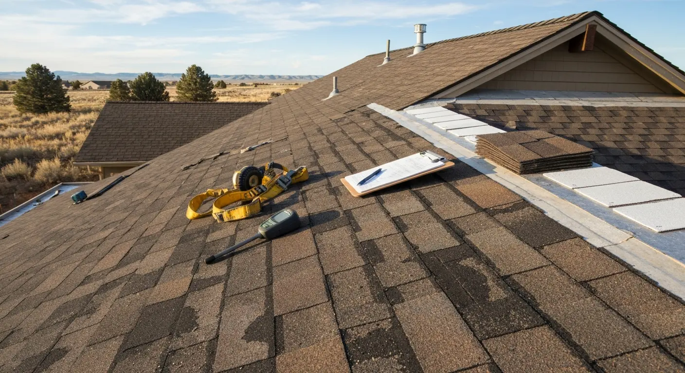 Residential roof repair