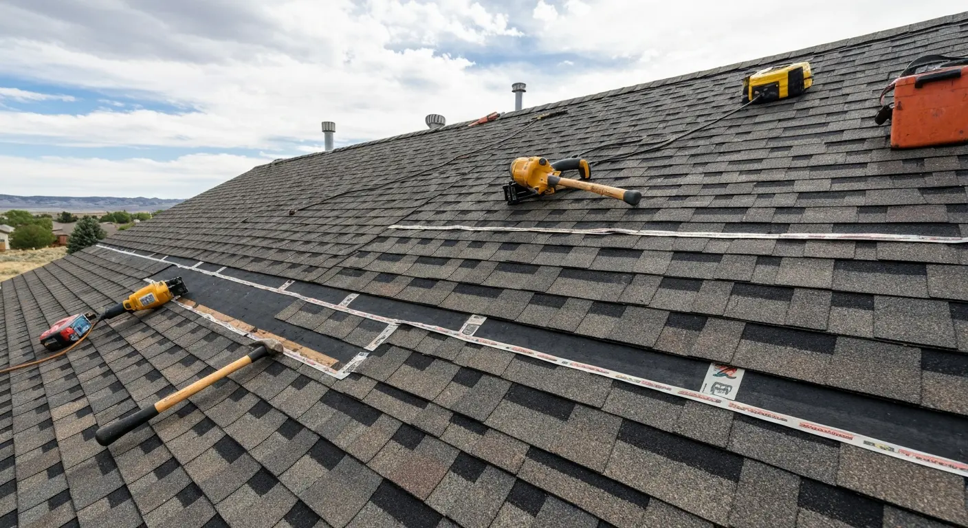 Emergency roof repair near James Canyon