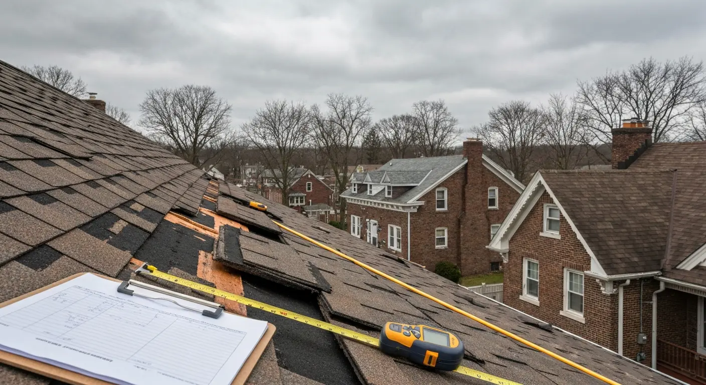 Wind damage inspection