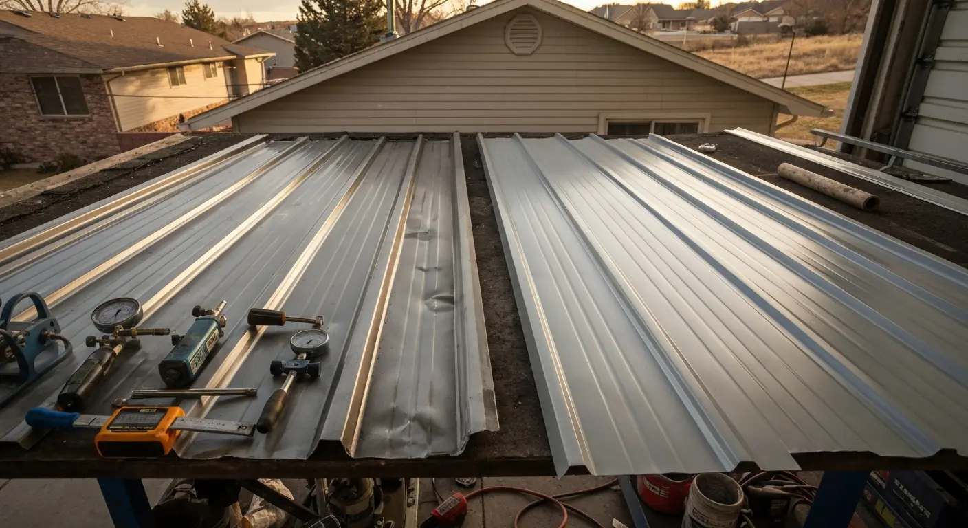 Hail repair work