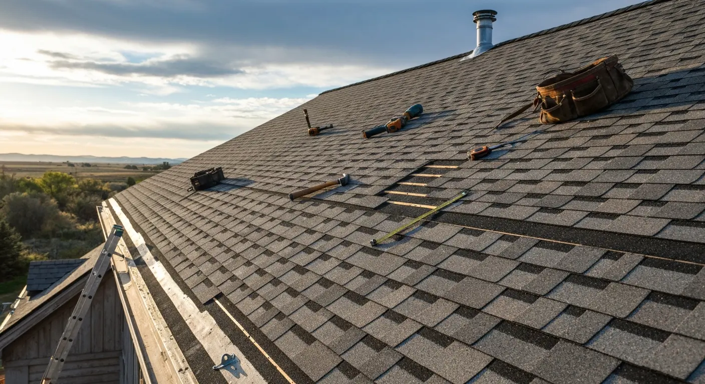 Residential roof repair