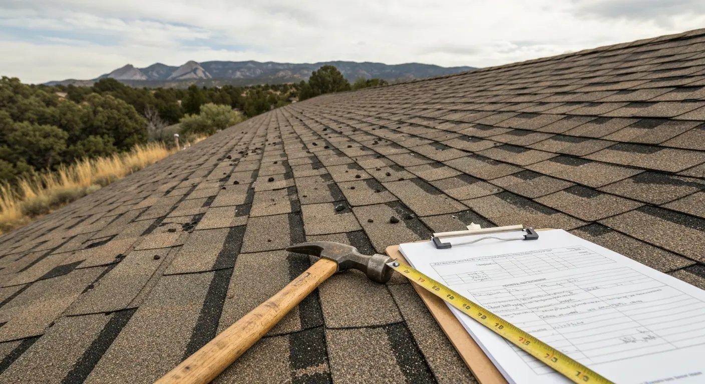 Hail damage inspection