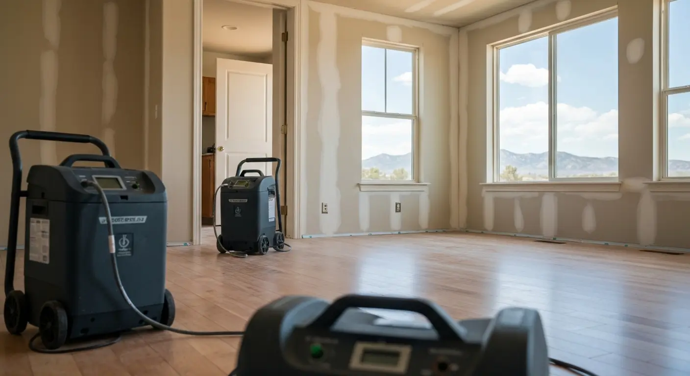 Water damage restoration project