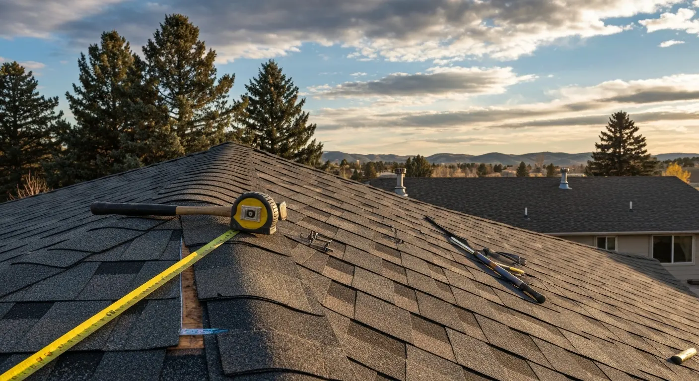 Residential roof installation