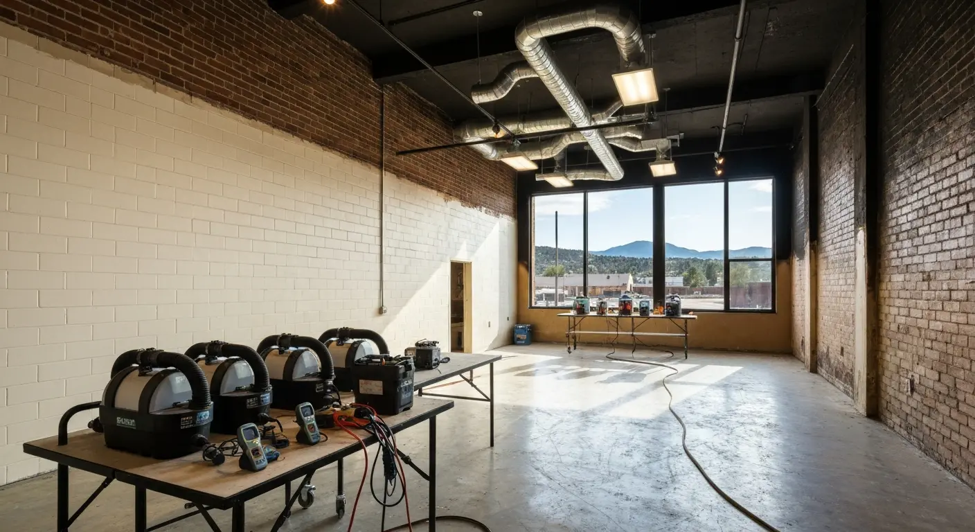 Fire damage restoration
