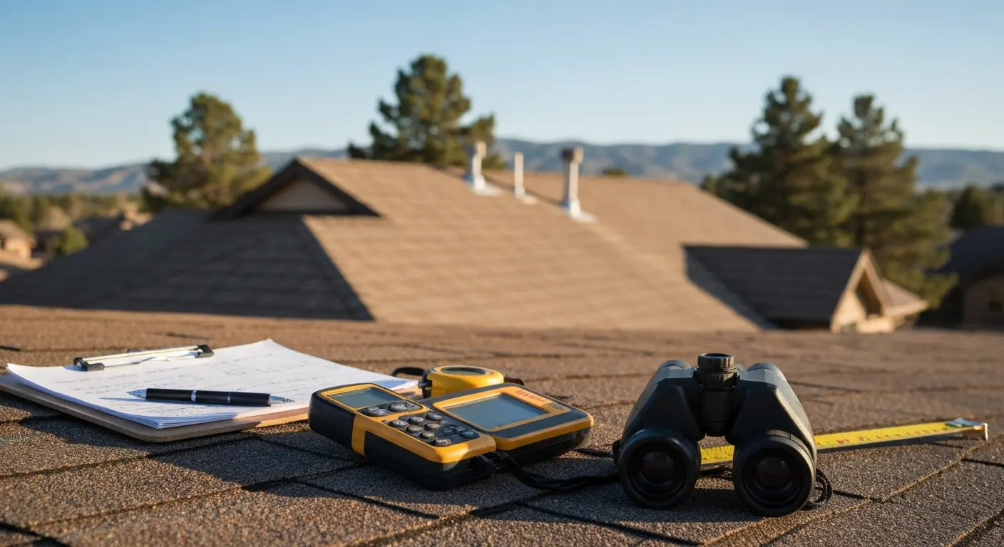 Roof inspection in Bellvue