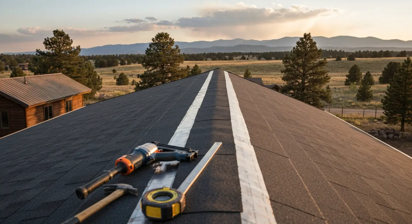 Fire damage roof restoration