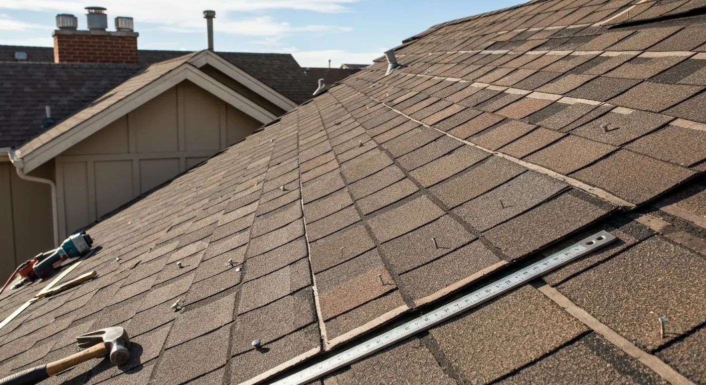 Hail damage roof repair